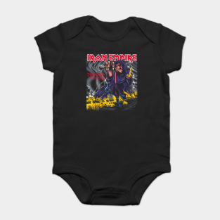 Heavy Metal Baby Bodysuit - IRON_EMPIRE by Cappovision